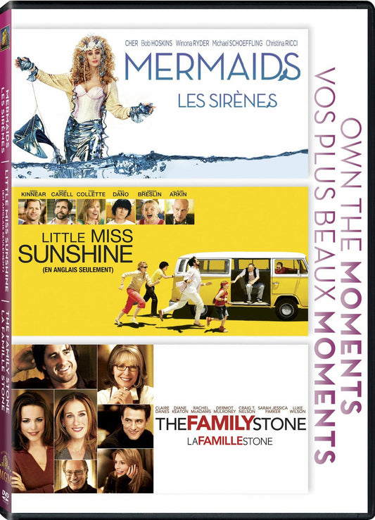 Little Miss Sunshine + Family Stone + Mermaids DVD [DVD] - Very Good