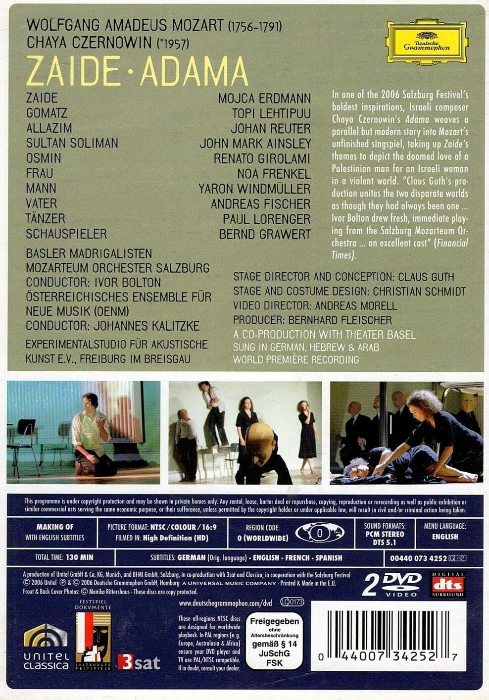 IVOR BOLTON - ZAIDE - 2 DVD SET [DVD] - Very Good