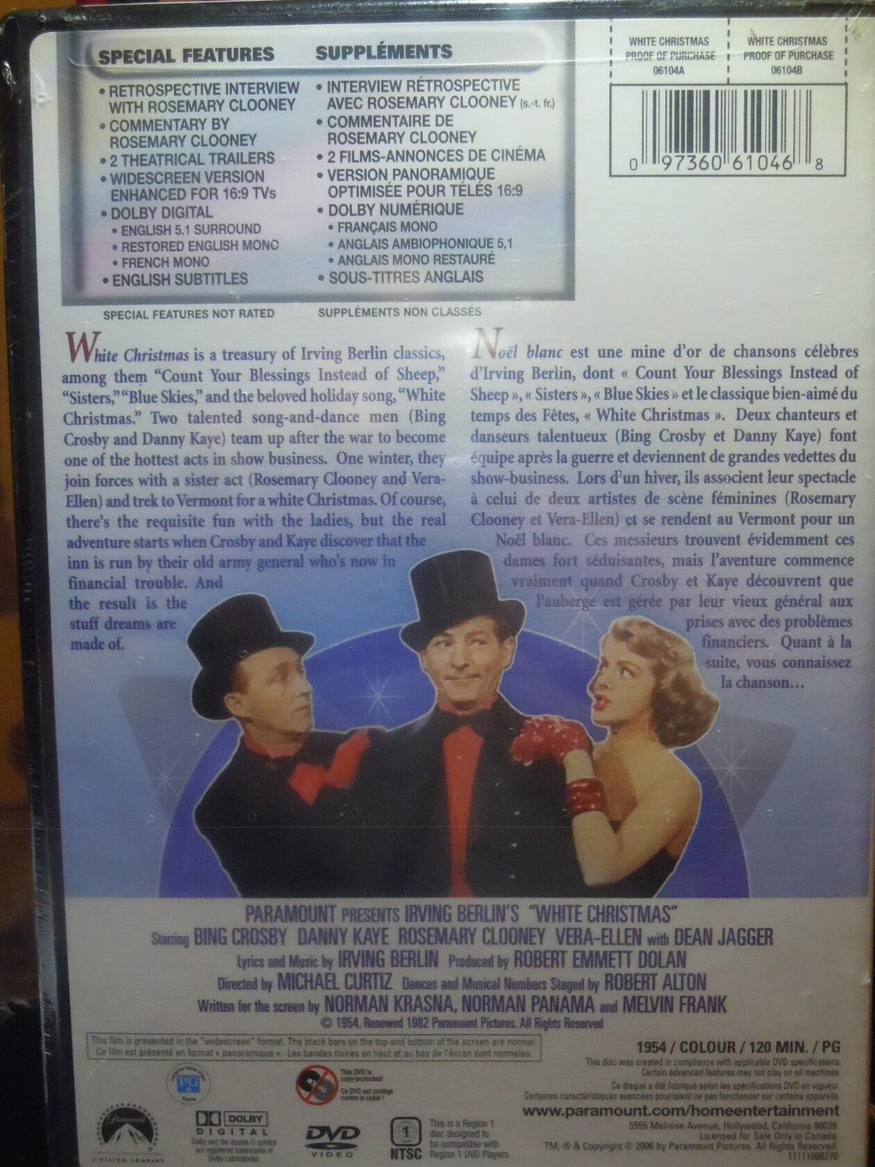 White Christmas [Import] [DVD] - Very Good