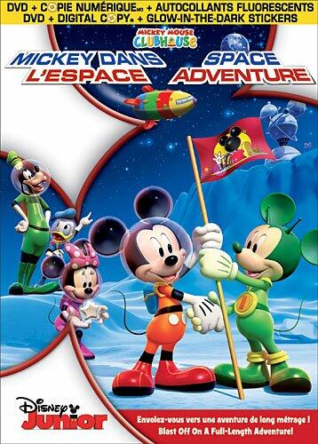 Mickey Mouse Clubhouse : Mickey dans l'espace / Space Adventure (Bilingual) [DVD + copie numérique] - Very Good