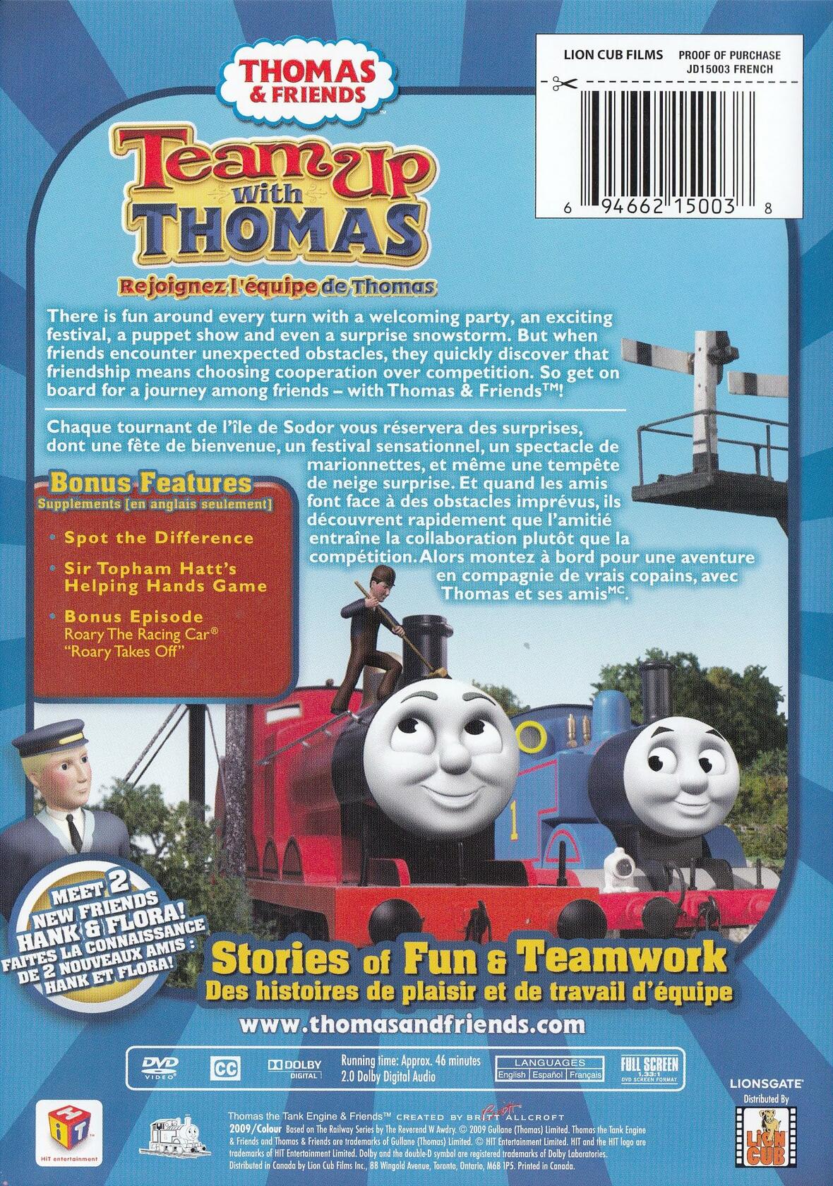 Thomas & Friends: Team Up with Thomas (Bilingual) [DVD] - Very Good