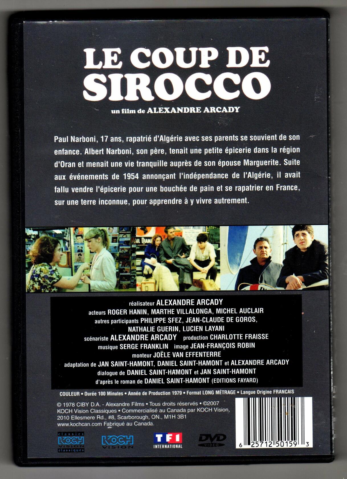 Le Coup De Sirocco [DVD] - Very Good