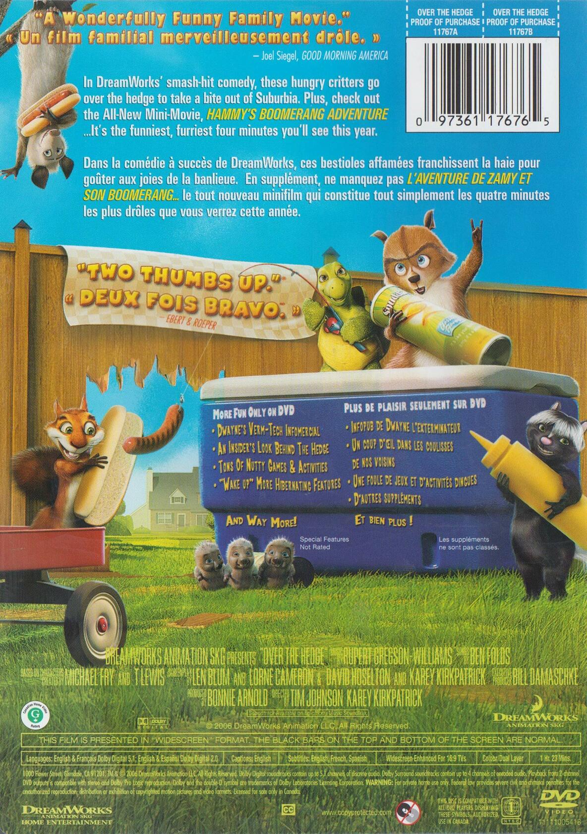 Over the Hedge (Widescreen/ Bilingual) [DVD] - Very Good