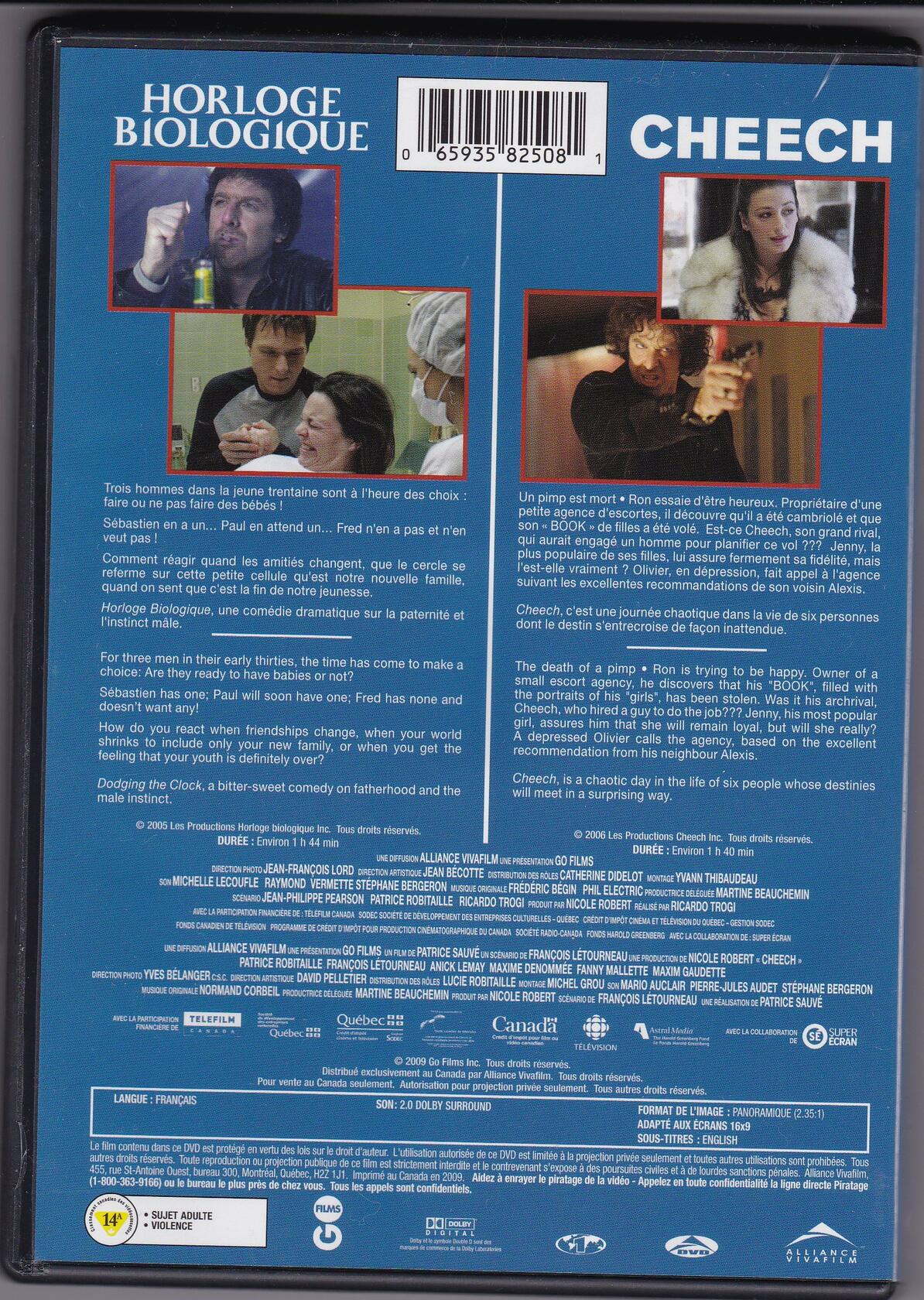 Cheech / Horloge Biologique [DVD] - Very Good