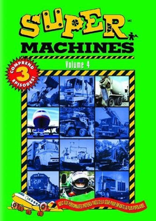Super Machines - Volume 4 (A L'Aéroport, À La Cimenterie, À La Piste De Course) (Bilingual) (Version française) - Very Good