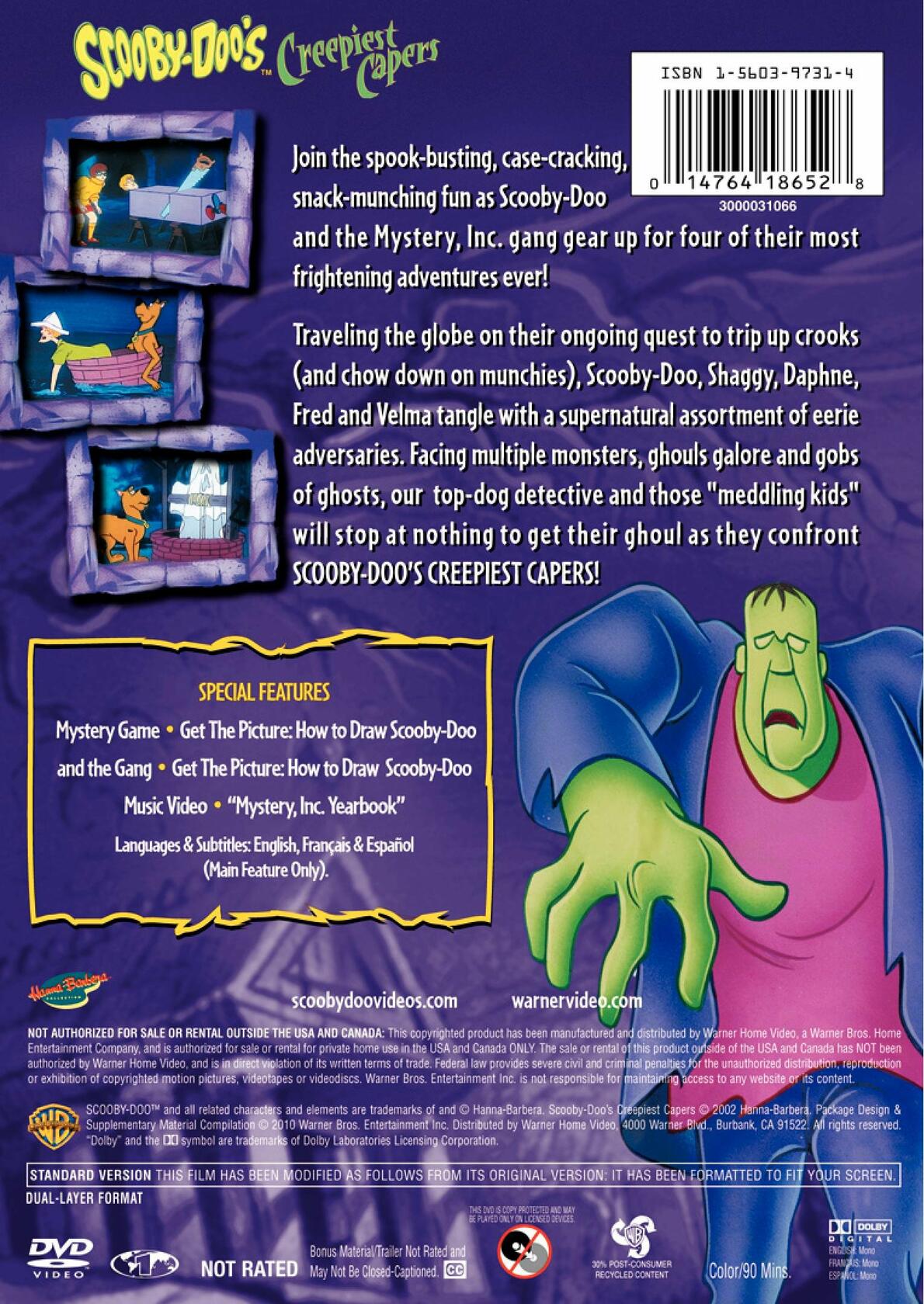 Scooby-Doo's Creepiest Capers (Bilingual) [DVD] - Good