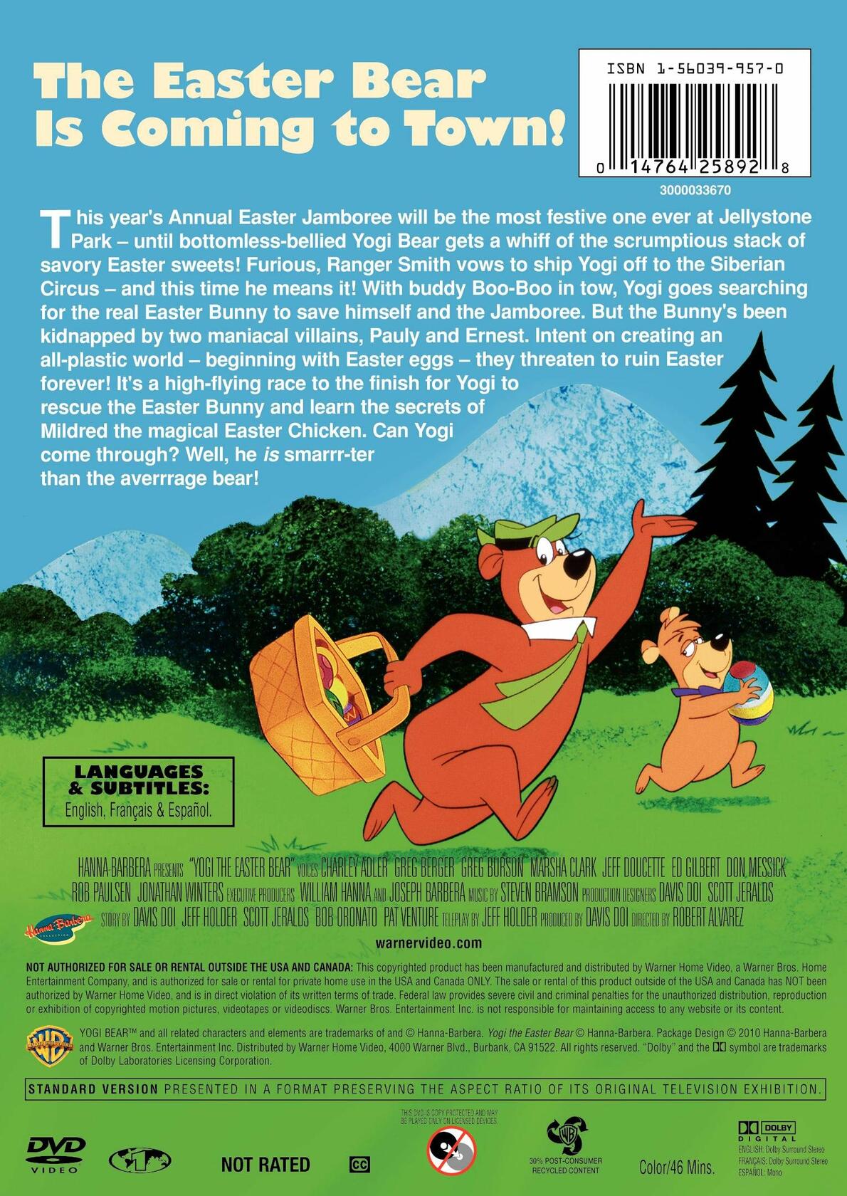 Yogi The Easter Bear (DVD) [DVD] - Very Good