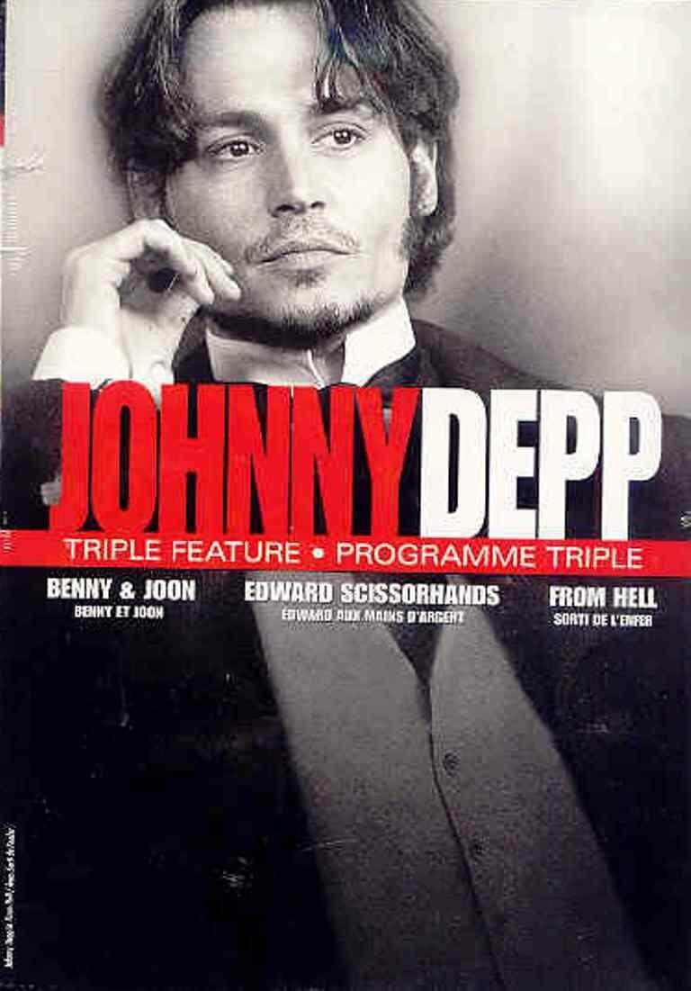 Johnny Depp Triple Feature (Benny & Joon / Edward Scissorhands / From Hell) [DVD] - Very Good