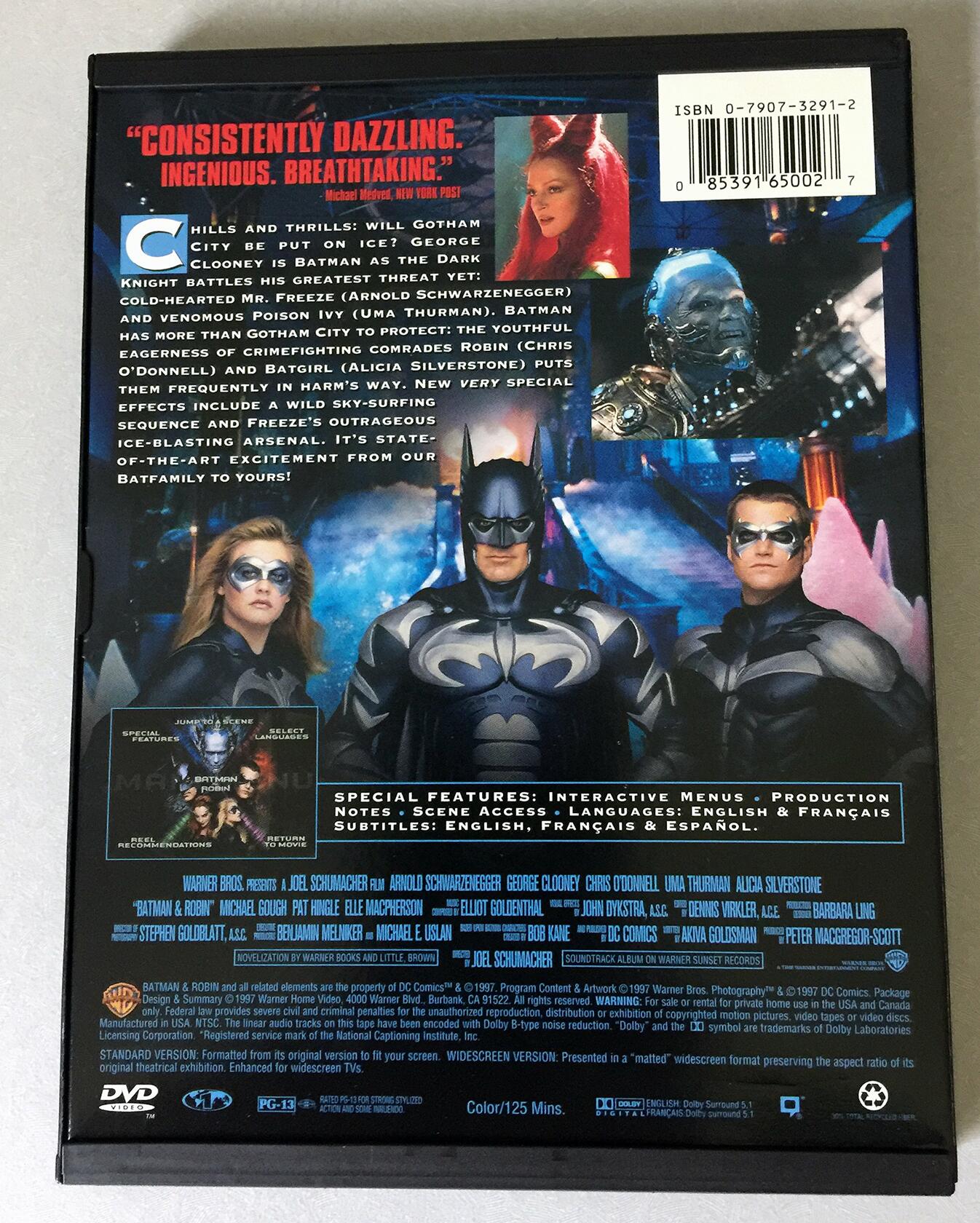 Batman & Robin (Widescreen) [DVD] - Very Good