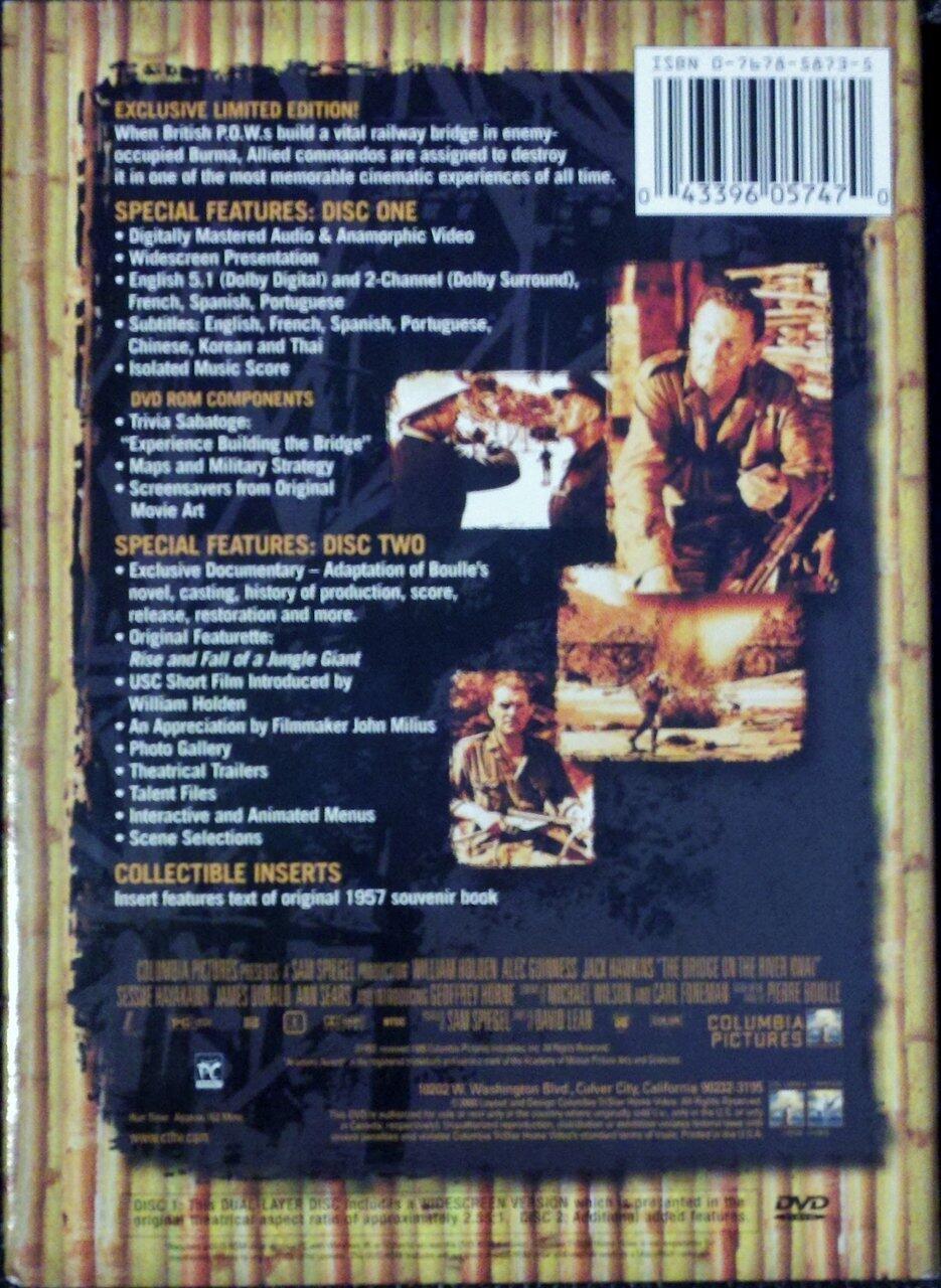 The Bridge on the River Kwai (Original Version) [DVD] - Very Good
