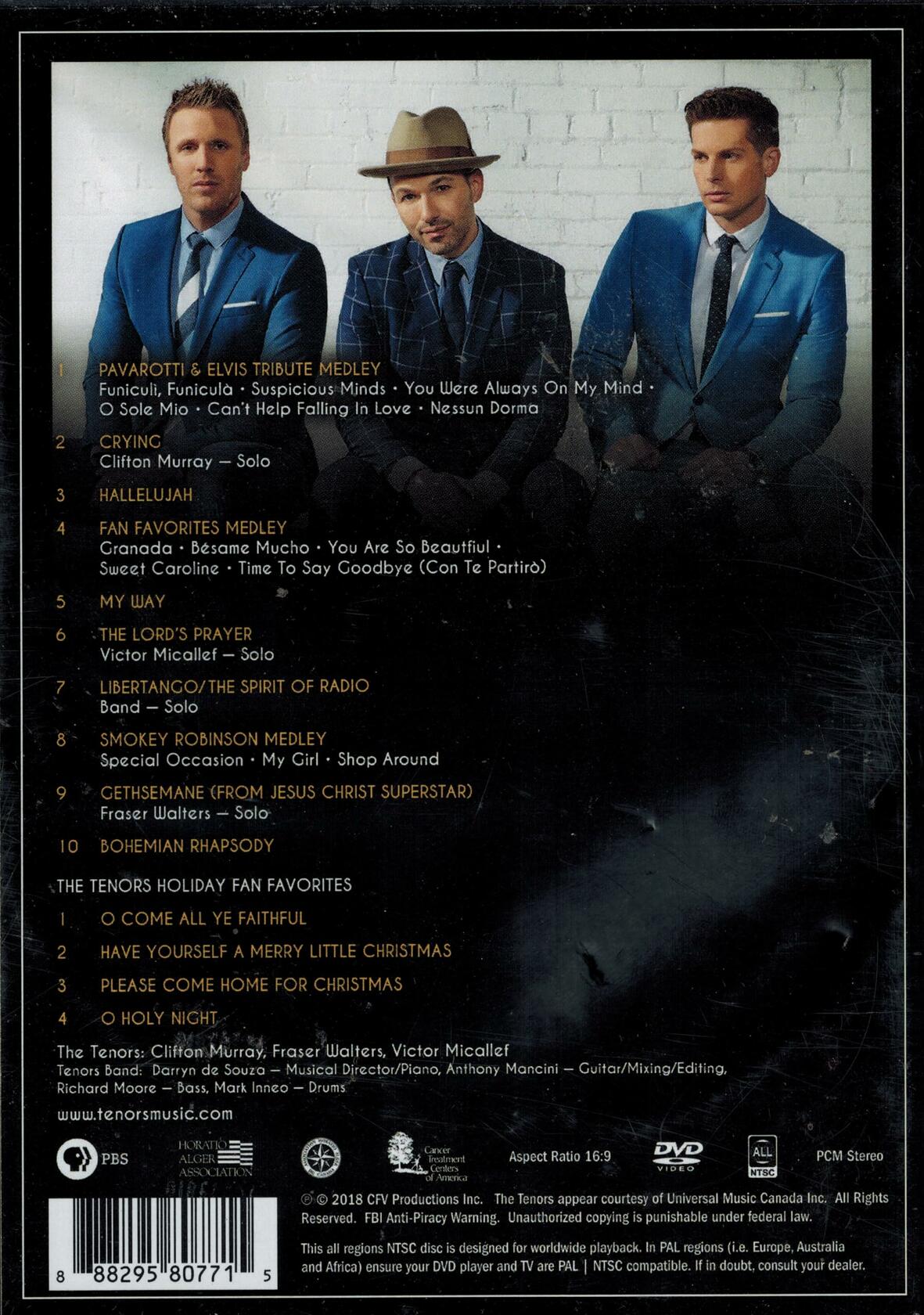 The Tenors: Fan Favorites [DVD] - Very Good