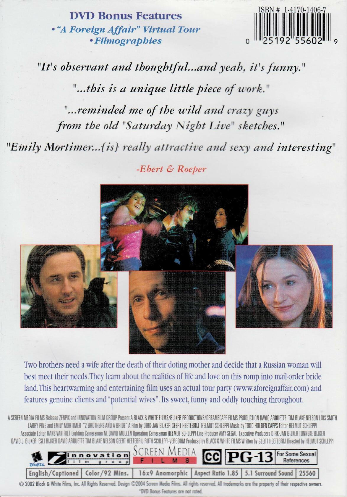 2 Brothers & A Bride [DVD] - Very Good