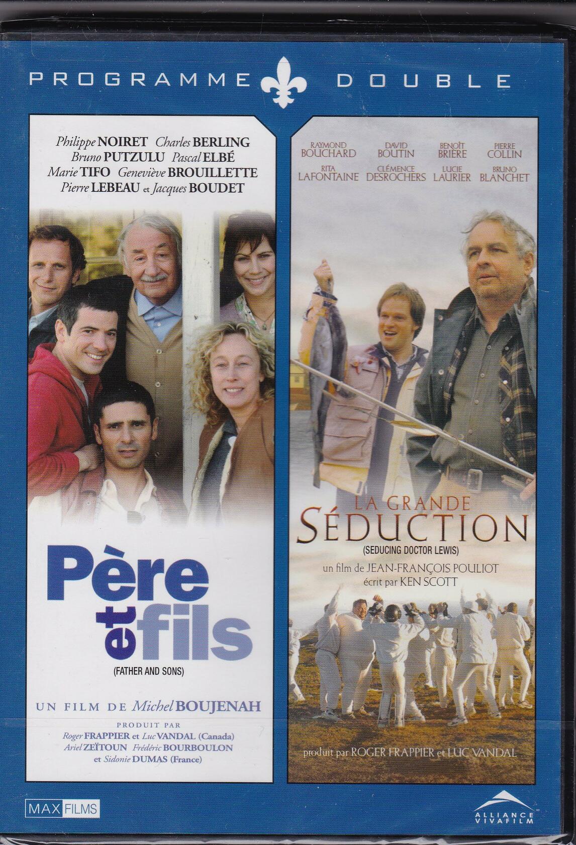 Pere et fils (Father & Sons) / La Grande Seduction (Seducing Doctor Lewis) (Version française) - Very Good