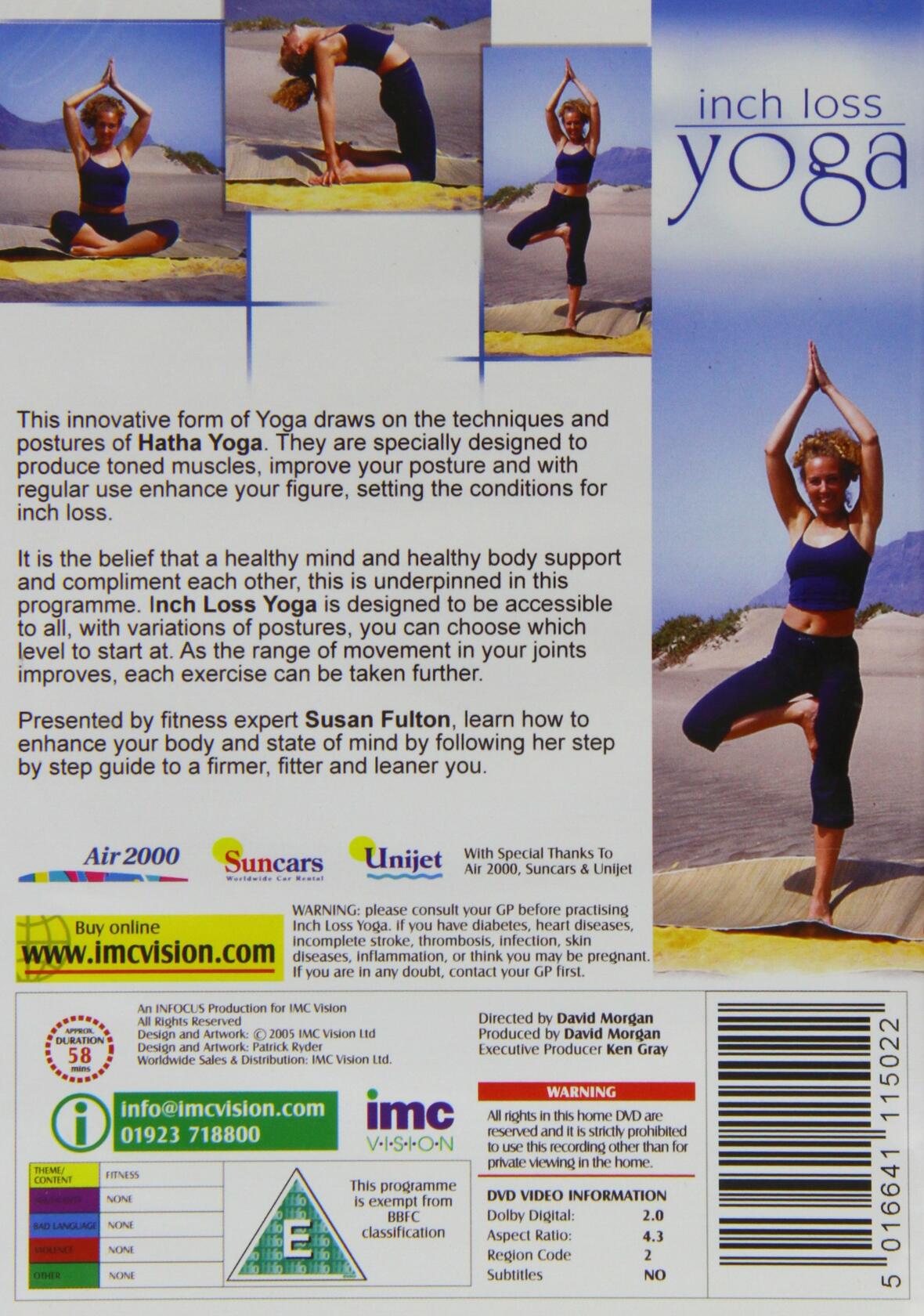 Inch Loss Yoga [Import anglais] [DVD] - Very Good