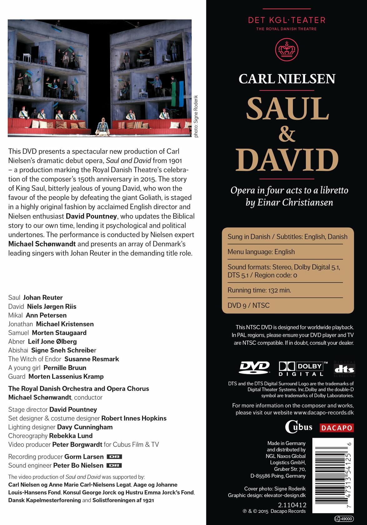 Carl Nielsen: Saul & David [DVD] - Very Good