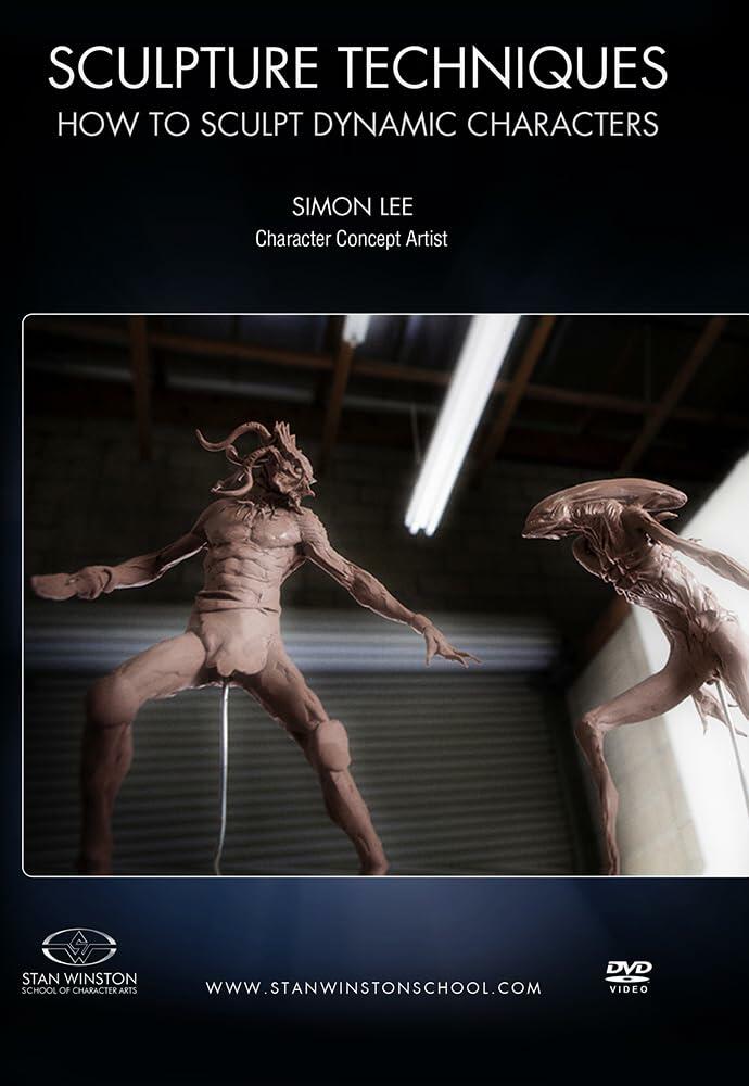 Sculpture Techniques - How to Sculpt Dynamic Characters: Learn speed sculpture techniques for creating dynamic creature maquettes and monster designs in clay [DVD] - Very Good