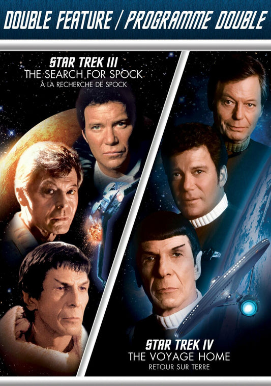 Star Trek III: The Search for Spock / Star Trek IV: The Voyage Home Double Feature (Bilingual) [DVD] - Very Good