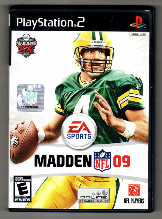 Madden NFL 09 - PlayStation 2 [video game] - Very Good