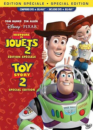 Histoire de Jouets 2: Edition Speciale / Toy Story 2: Special Edition (Bilingual DVD Combo Pack) [Blu-ray + DVD] [Blu-ray] - Very Good