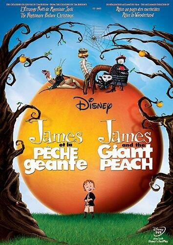 James and the Giant Peach - DVD Bilingue [DVD] - Very Good