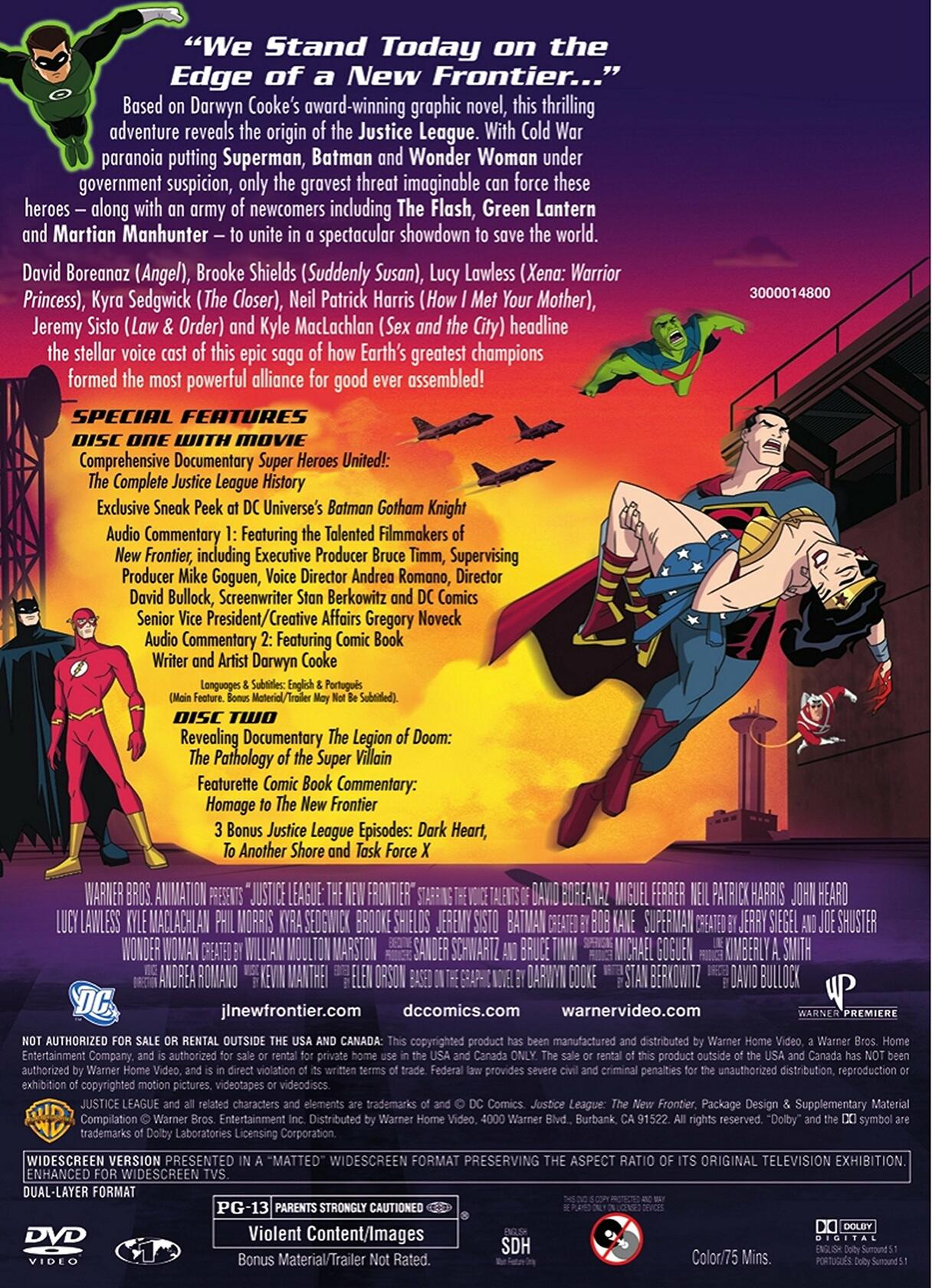 Justice League: The New Frontier (2-Disc Special Edition) [DVD] - Very Good