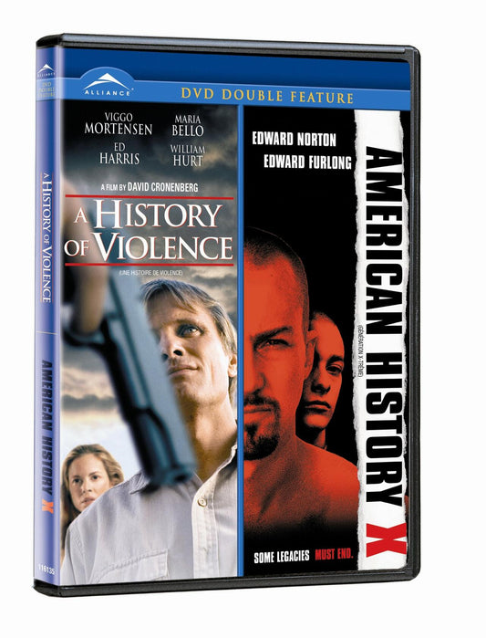 A History of Violence / American History X (Double Feature) [DVD] - Very Good