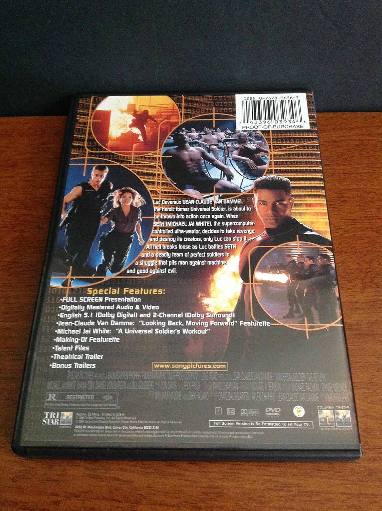 Universal Soldier: The Return [DVD] - Very Good
