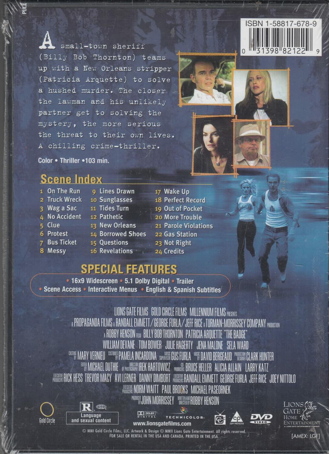 The Badge [DVD] - Very Good