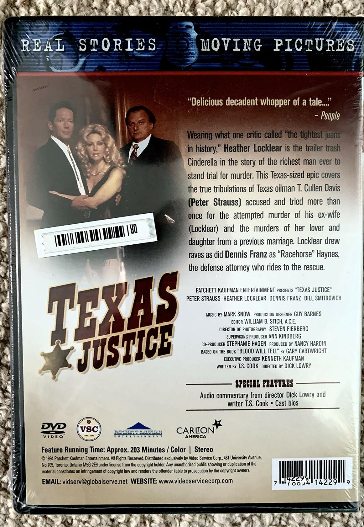 Texas Justice (1994) [DVD] - Good