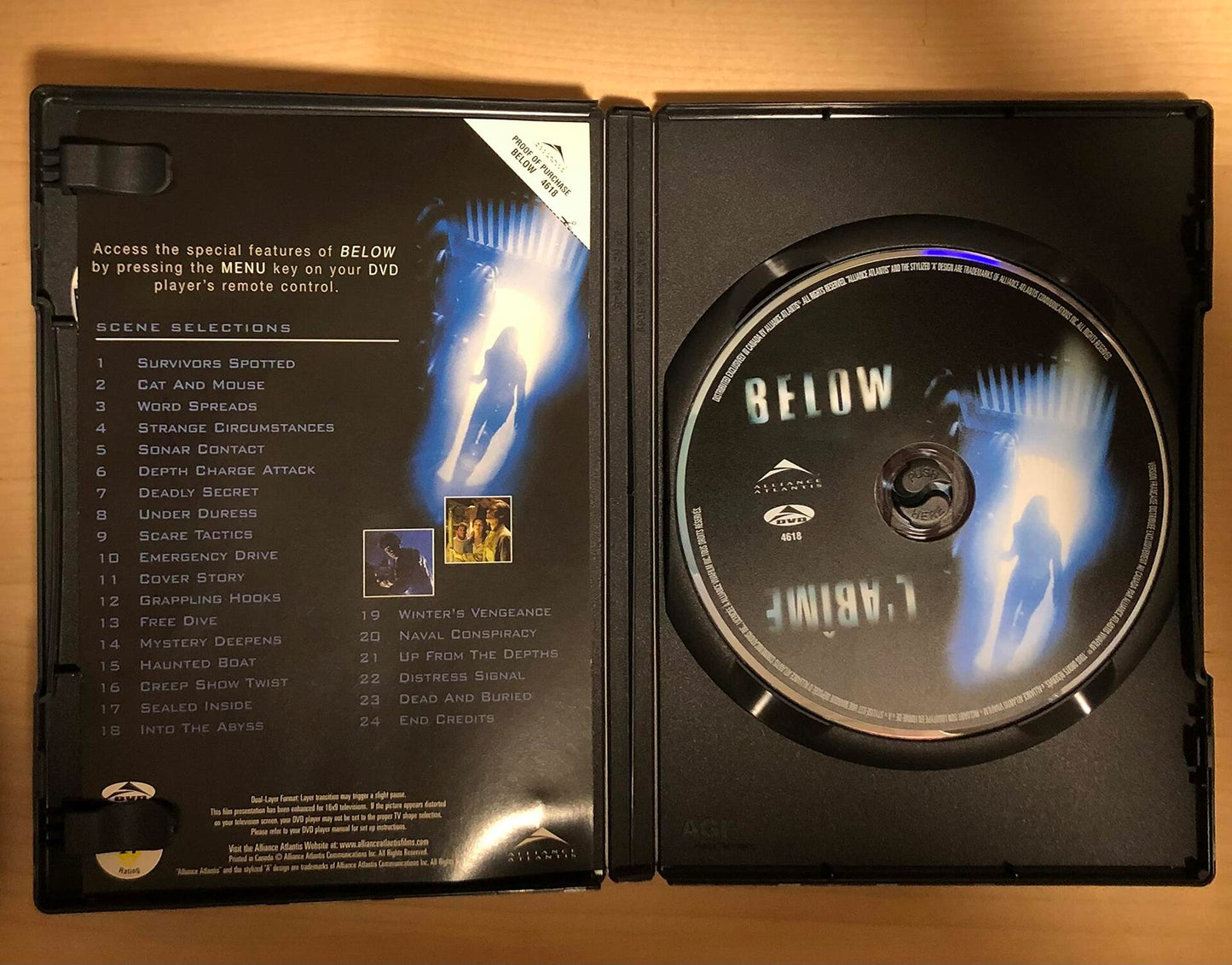 Below [DVD] - Good