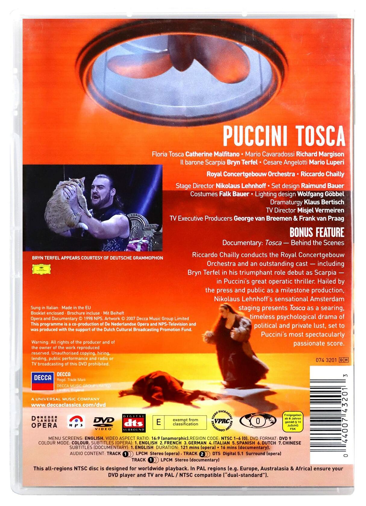 Puccini: Tosca [DVD] - Good