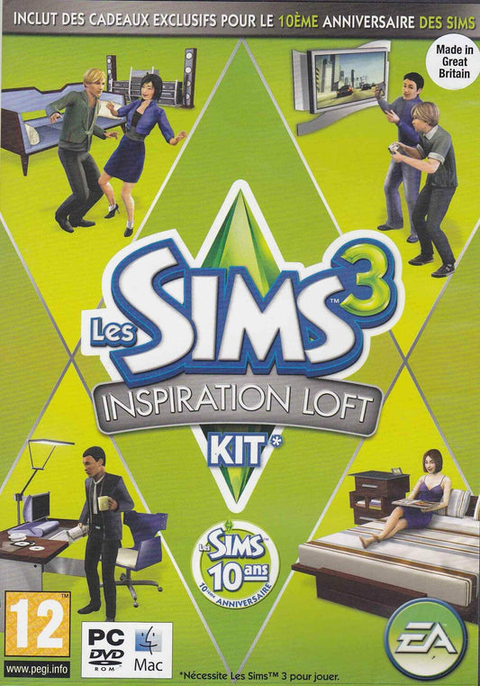 Les Sims 3: Inspiration Loft - French only - Standard Edition [video game] - Very Good