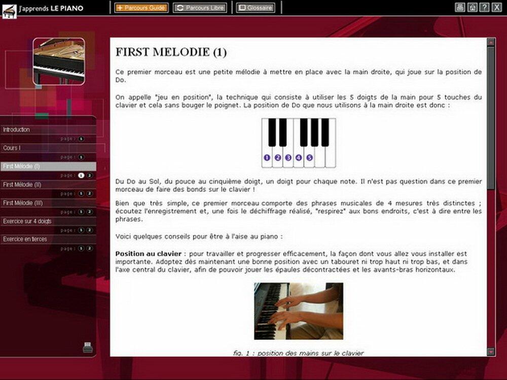 J'apprends le piano (vf - French software)