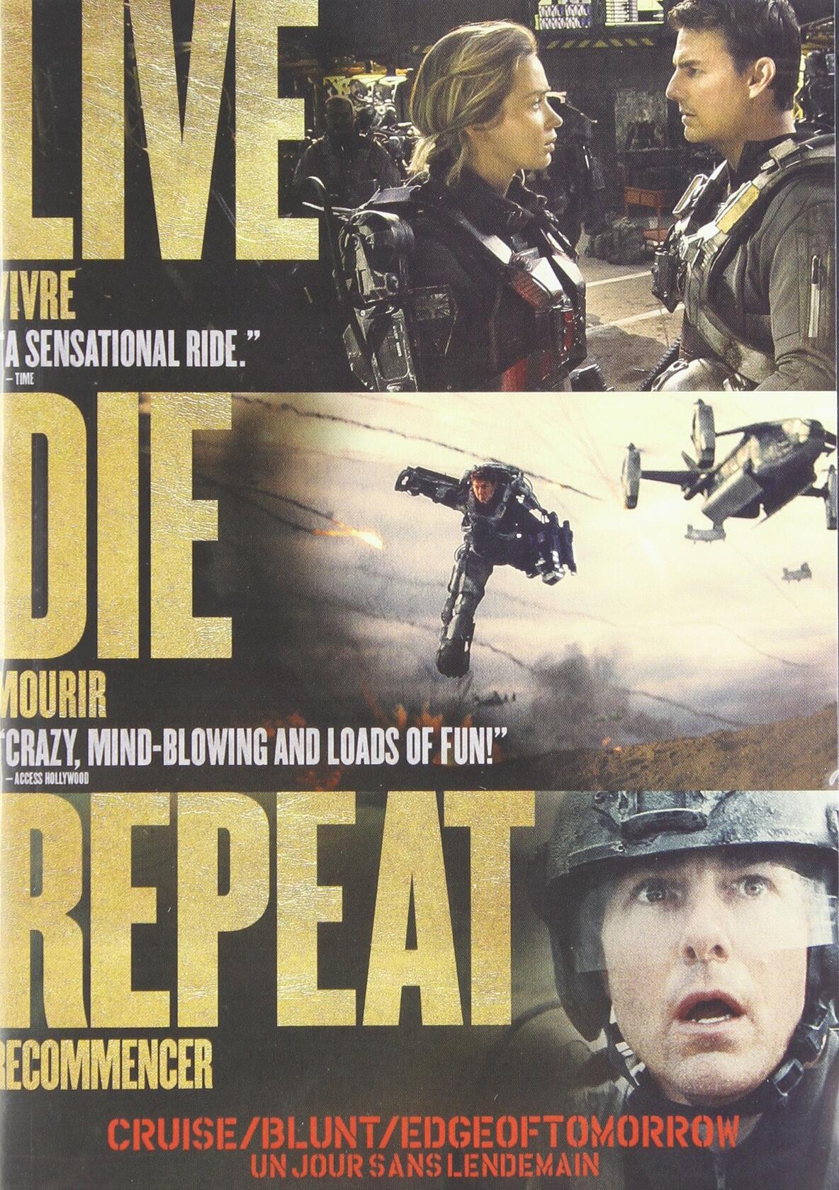 Live Die Repeat: Edge of Tomorrow [DVD] - Very Good