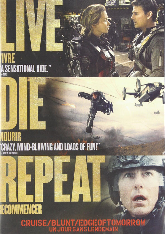 Live Die Repeat: Edge of Tomorrow [DVD] - Very Good