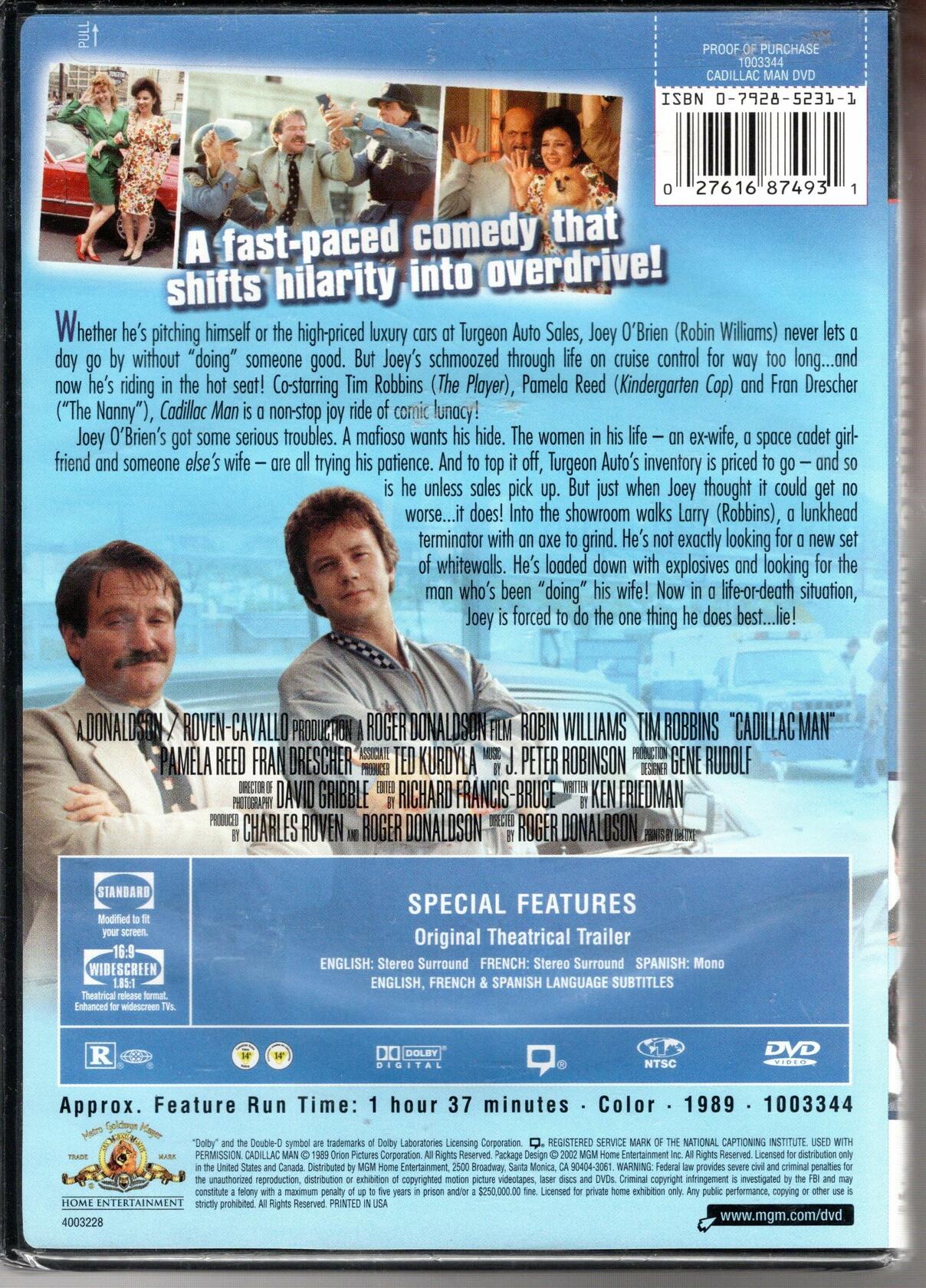 NEW Cadillac Man (DVD) [DVD]