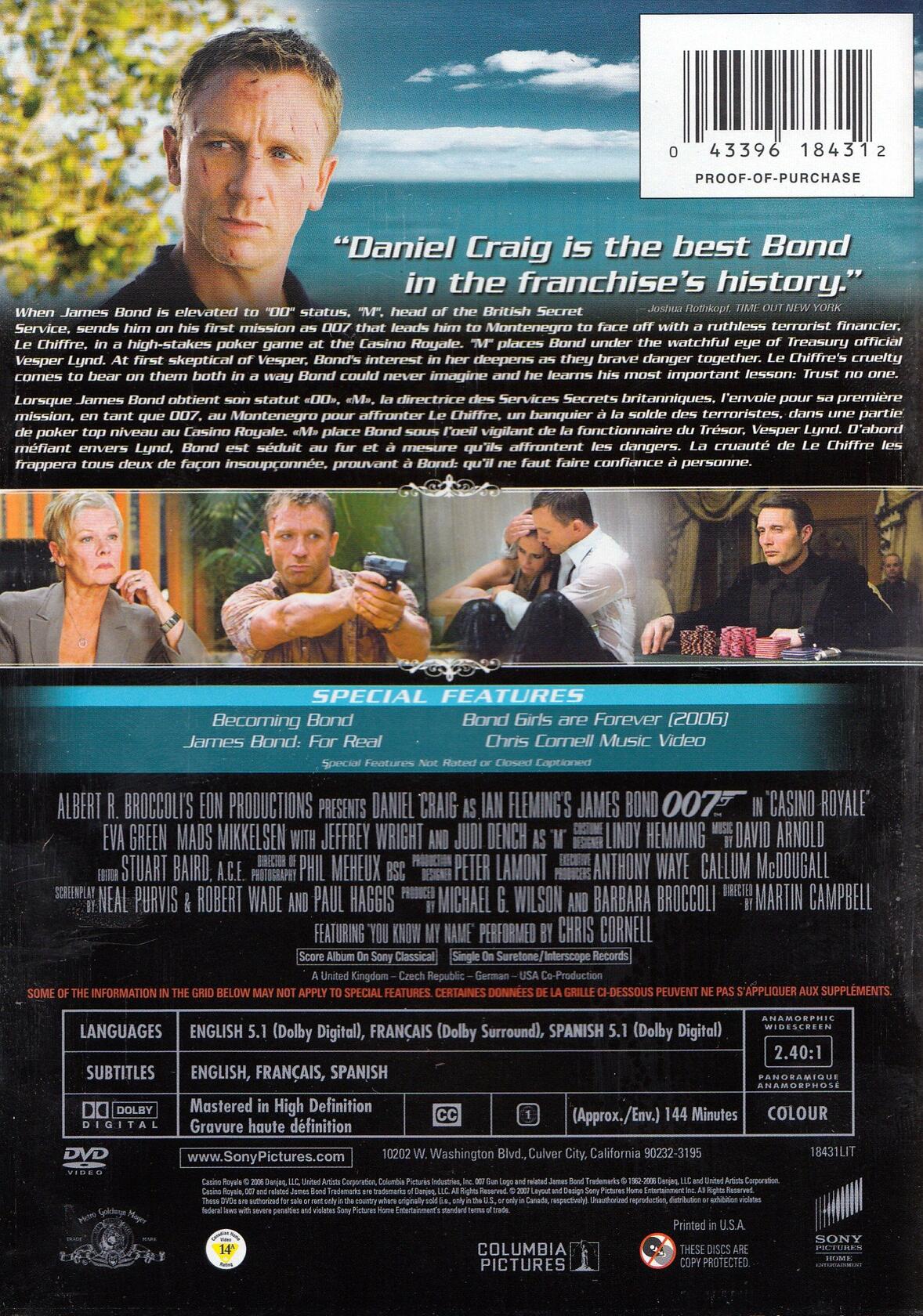 Casino Royale (Widescreen, 2 discs) Bilingual [DVD] - Very Good