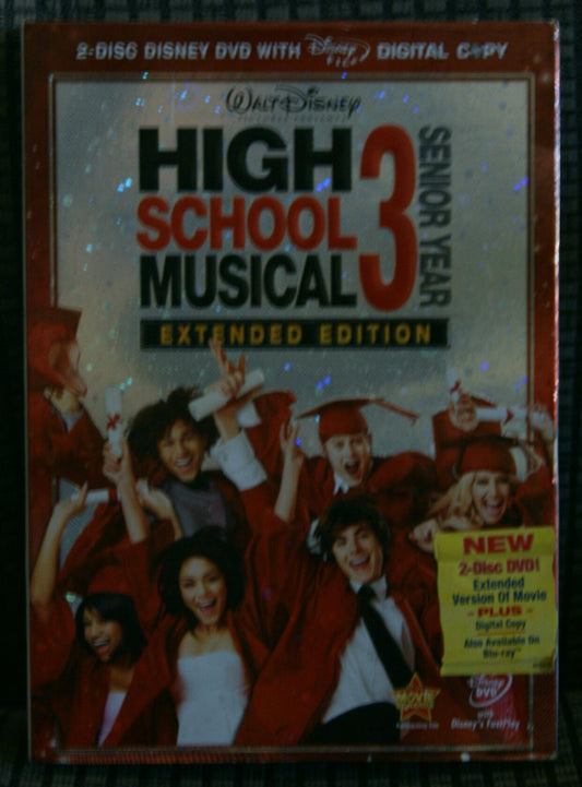 High School Musical 3: Senior Year : 2 Disc DVD + Bonus Digital Copy [DVD] - Very Good