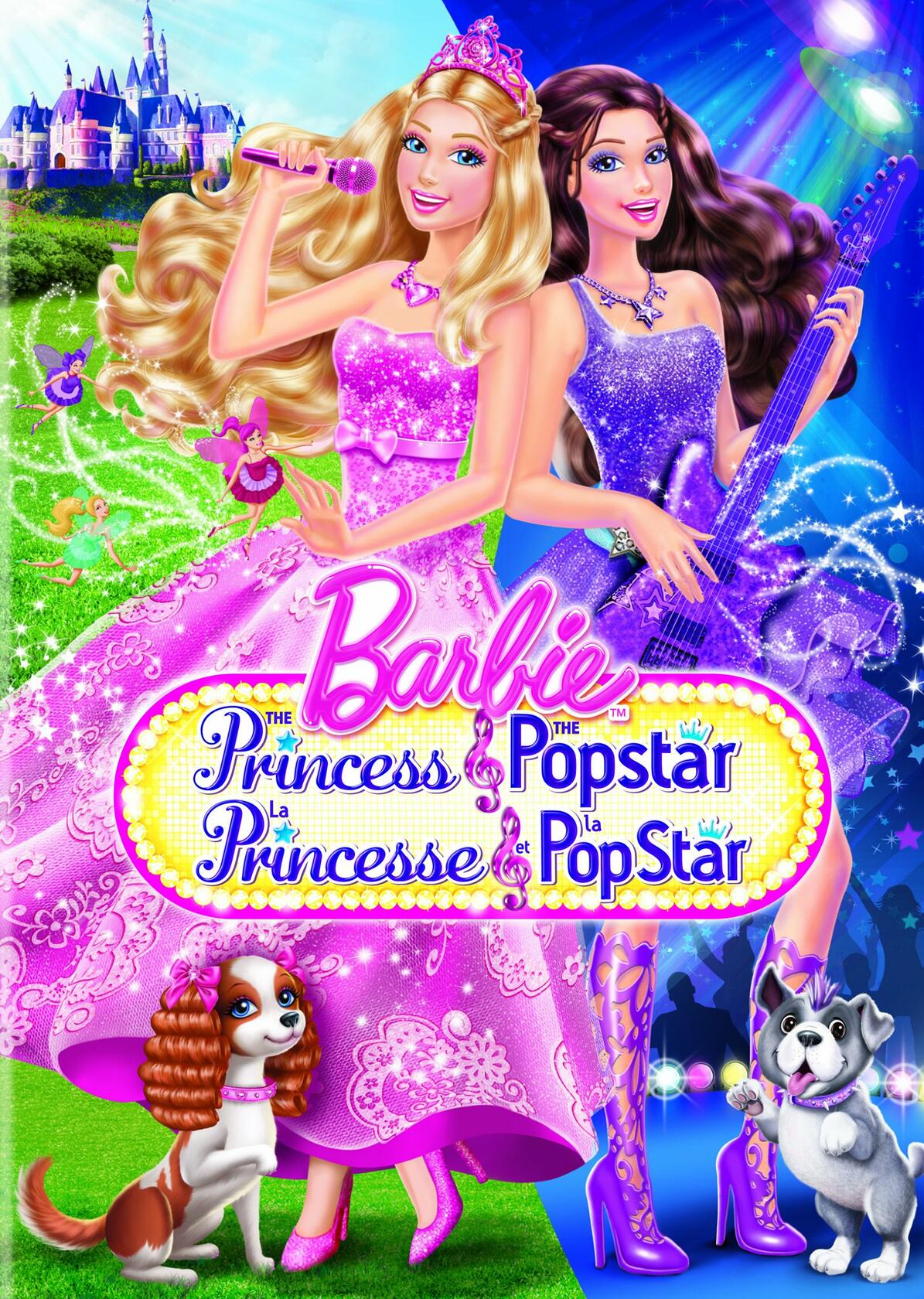 Barbie: Princess and the Popstar/Barbie: La princesse et la pop star (Bilingual) [DVD] - Very Good