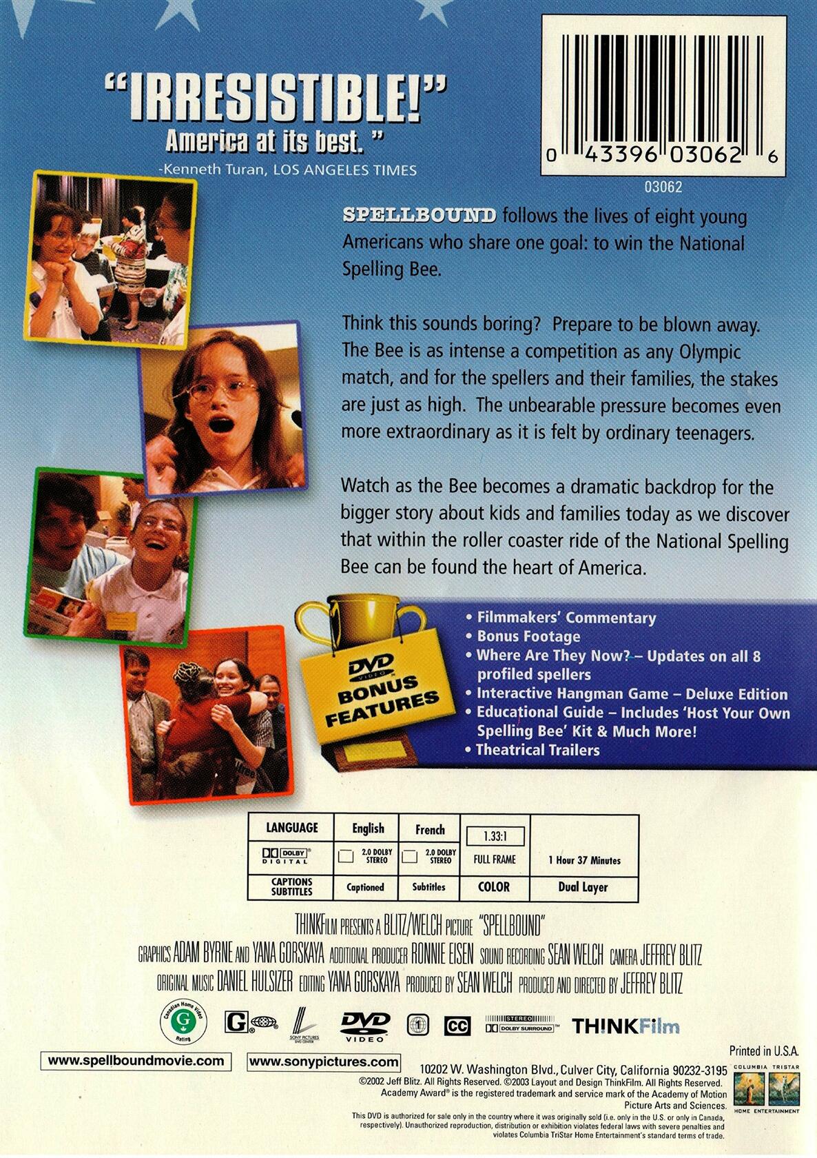 Spellbound National Spelling bee [Unknown Binding] - Good