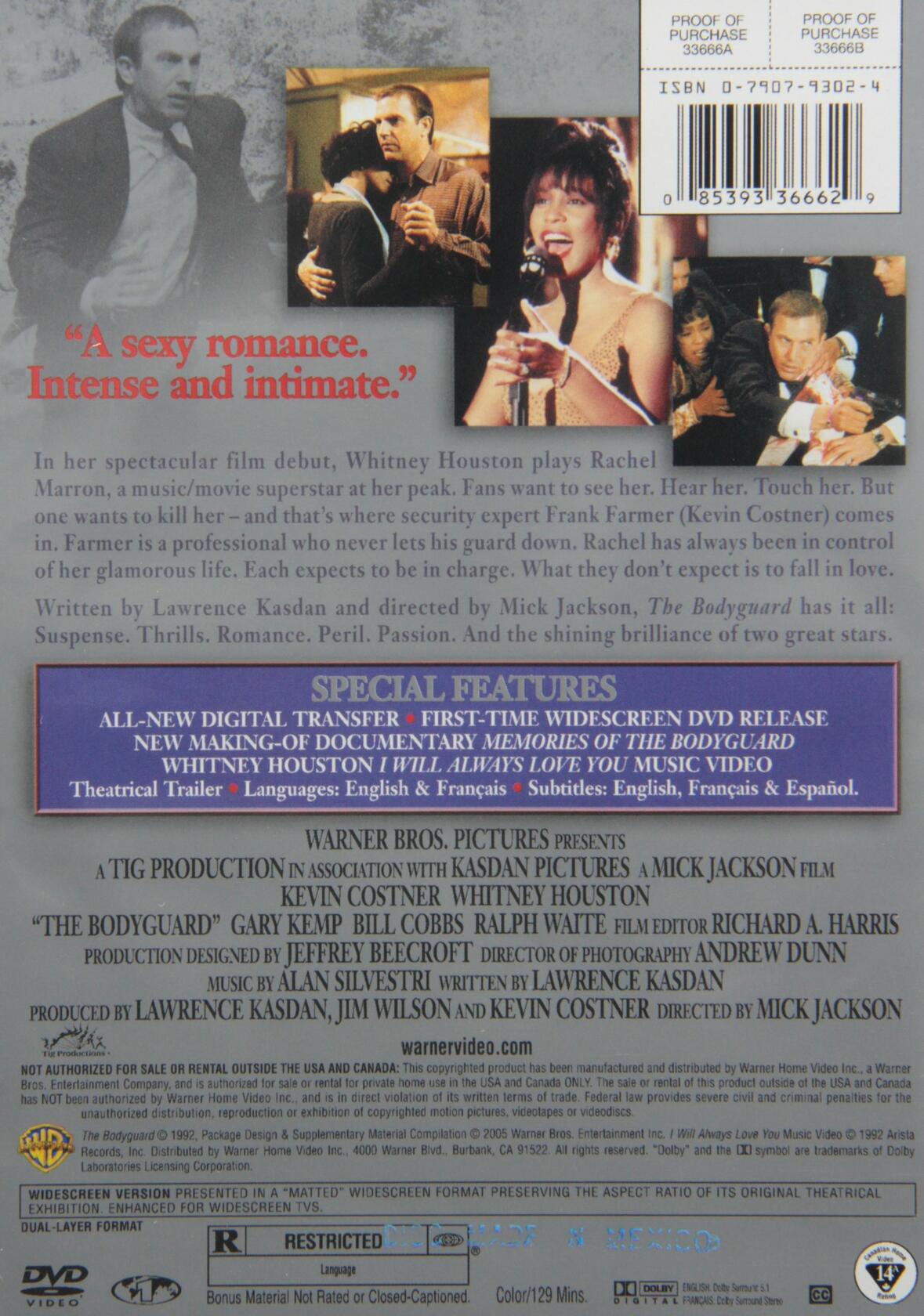 The Bodyguard (Special Edition) [DVD] - Very Good