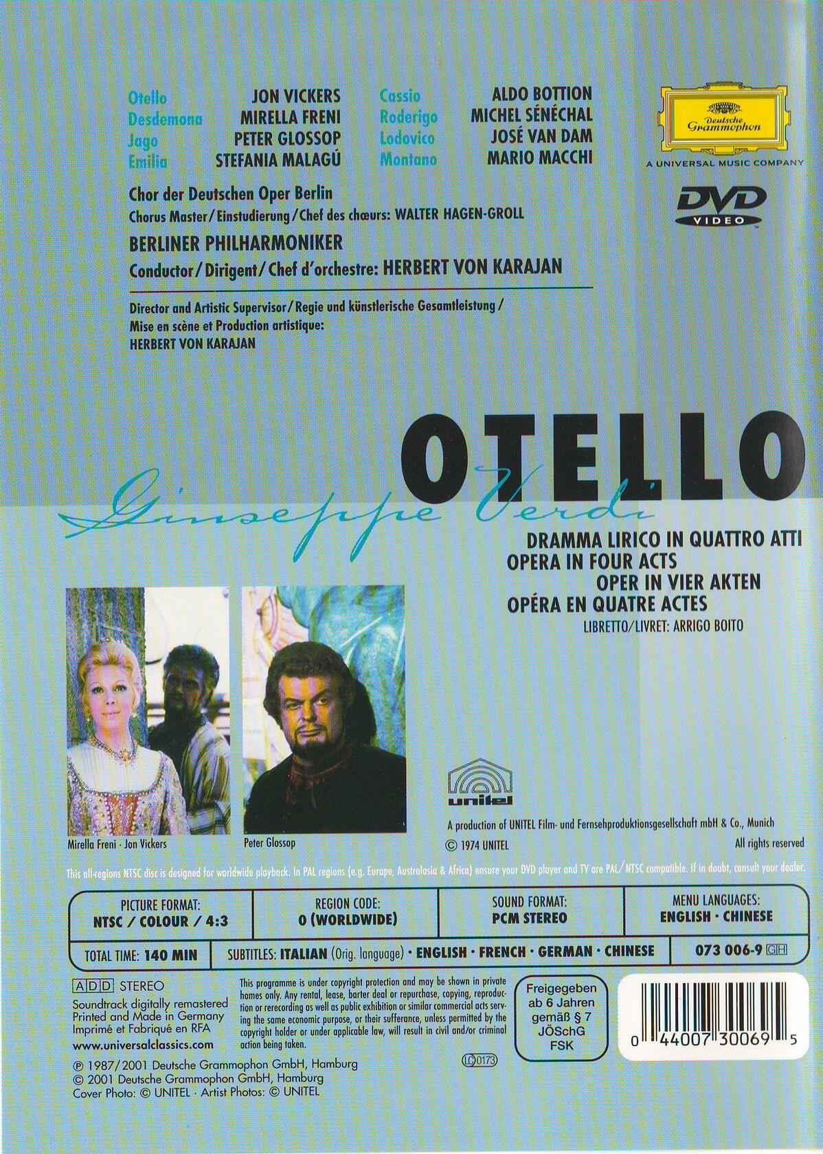 Otello [Import] [DVD] - Very Good