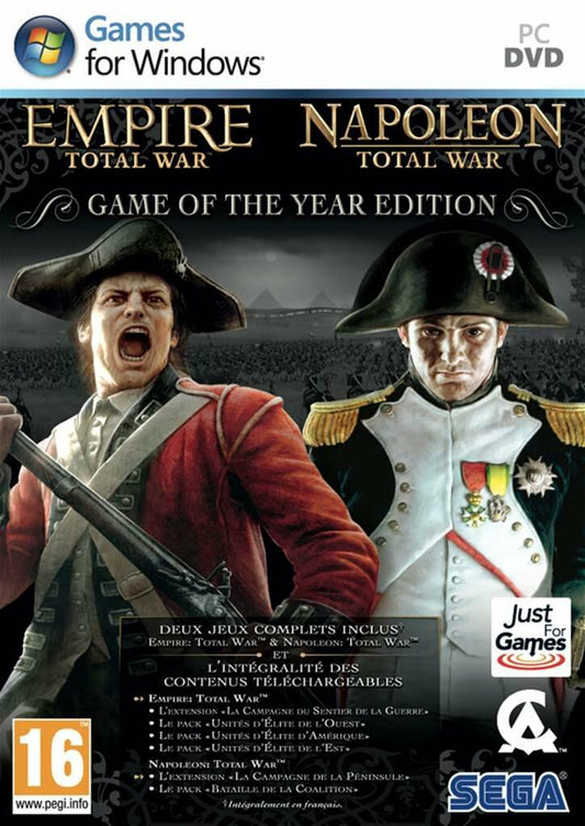 Empire Total War + Napoleon Total War [video game] - Very Good