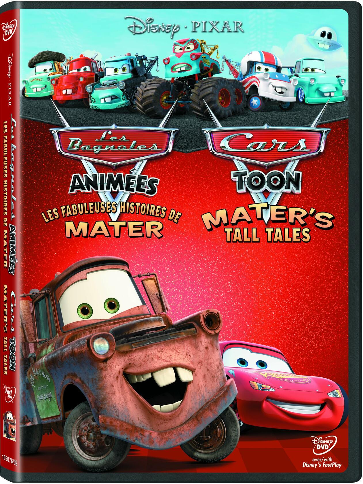 Les Bagnoles Animees: Les fabuleuses histoires de Mater / Cars Toon: Mater's Tall Tales (Bilingual) [DVD] - Good