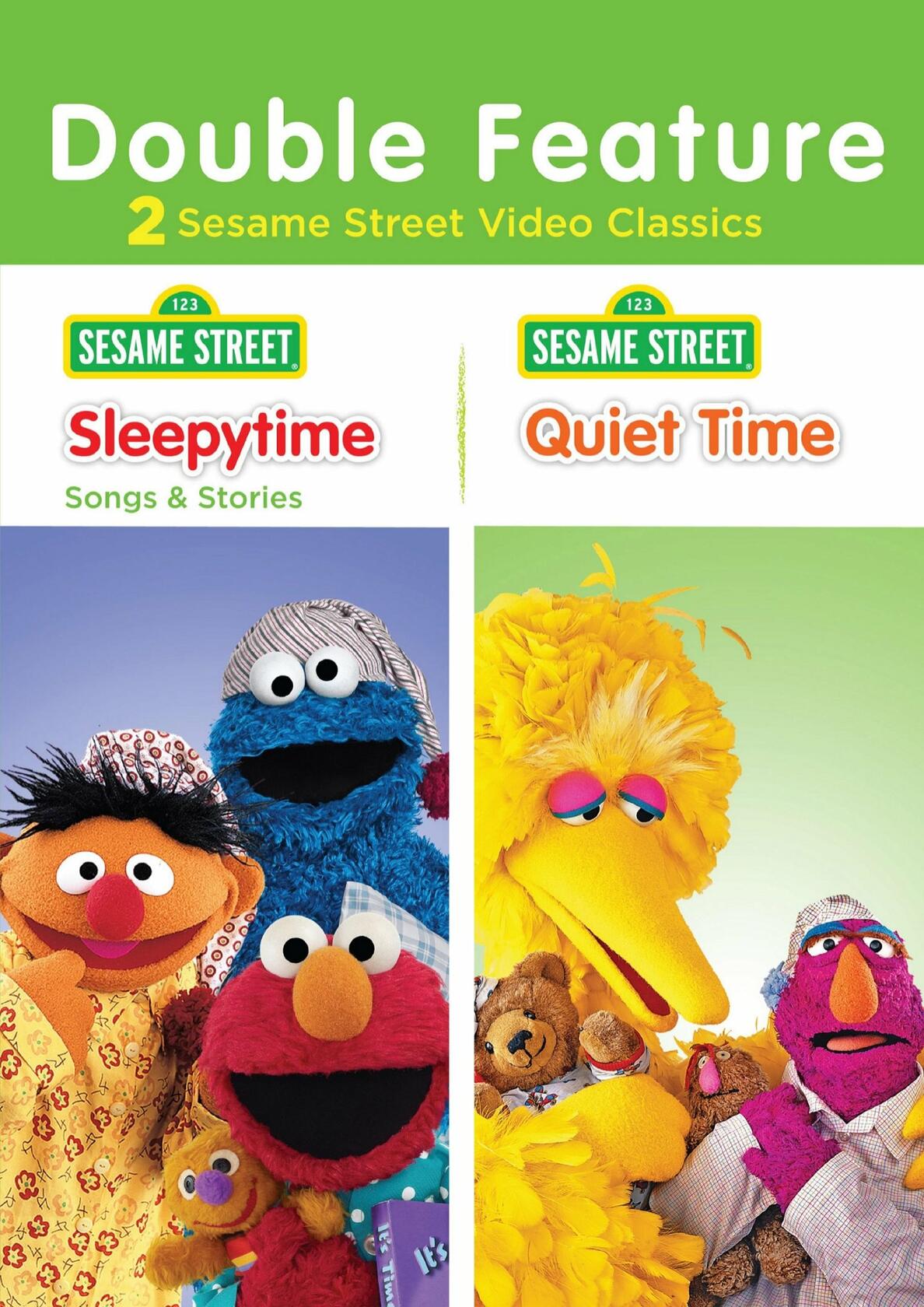 Sesame Street Double Feature: Sleepytime Songs & Stories / Quiet Time [DVD] [DVD] - Very Good