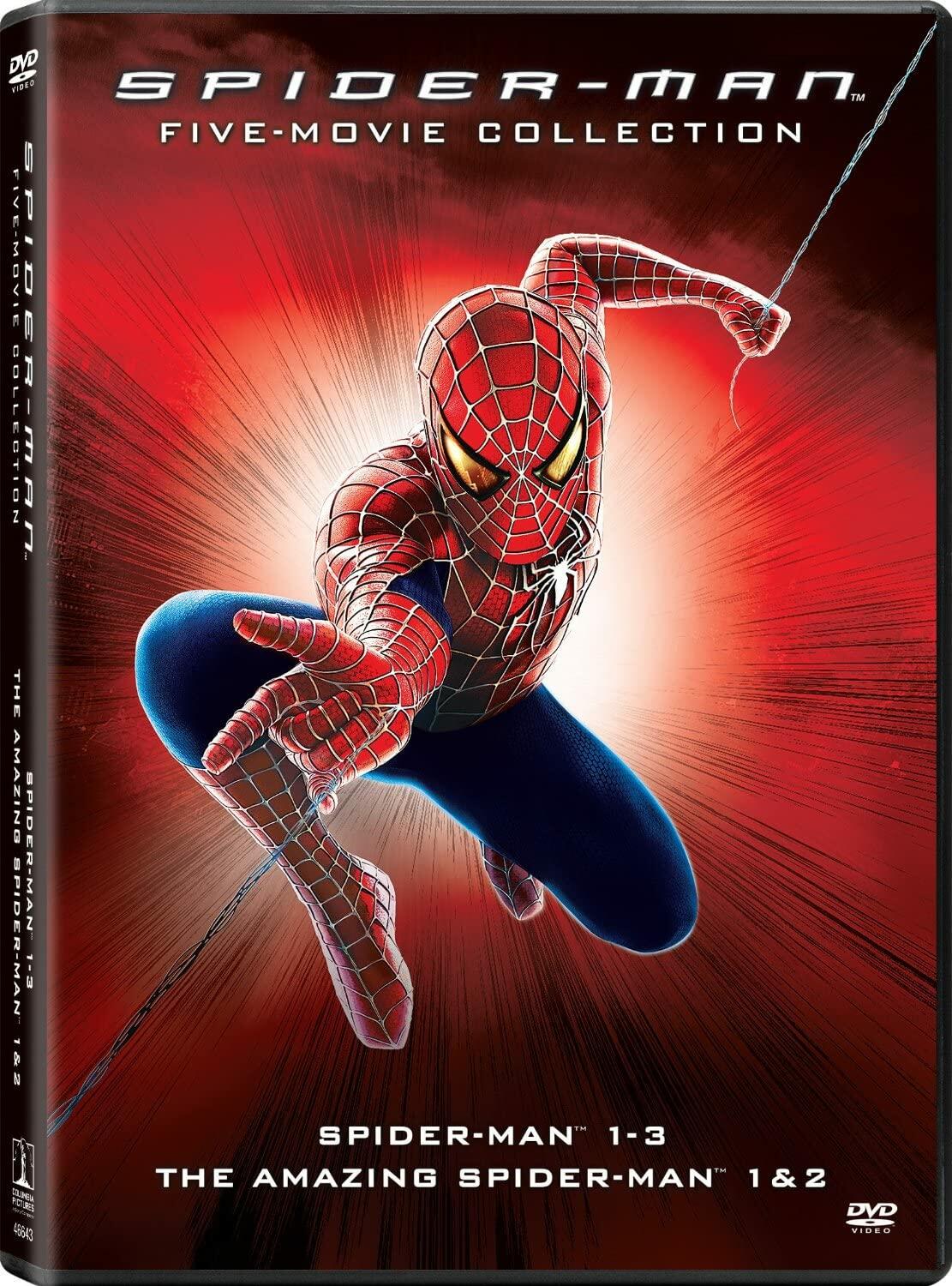 Spider-Man: 5 Movie Collection (The Amazing Spider-Man 2 / The Amazing Spider-Man / Spider-Man 1-3) [DVD] - Very Good