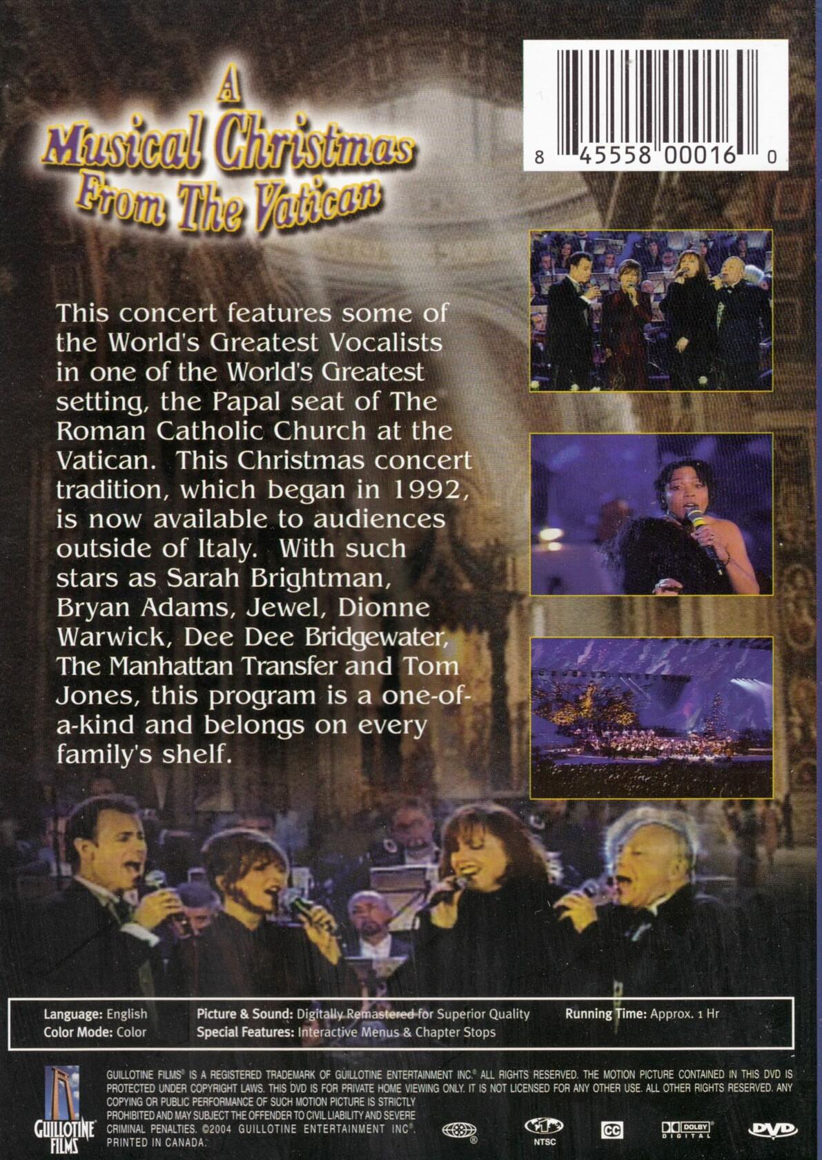 Musical Christmas from the Vatican - Very Good