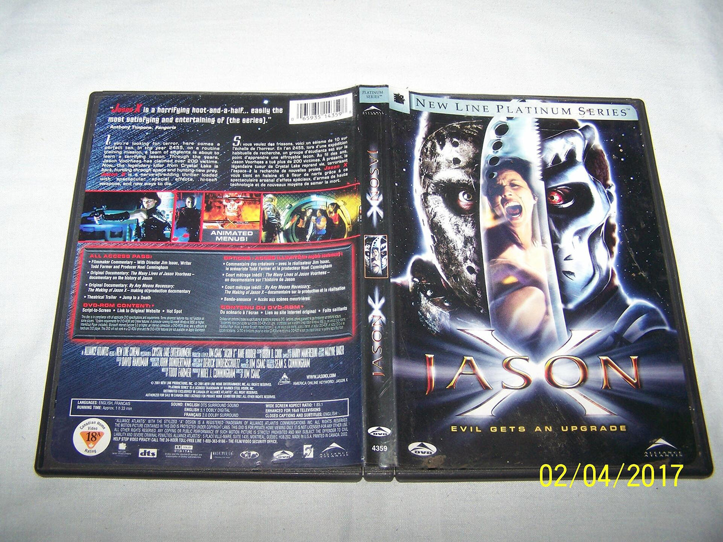 Jason X [DVD] - Very Good