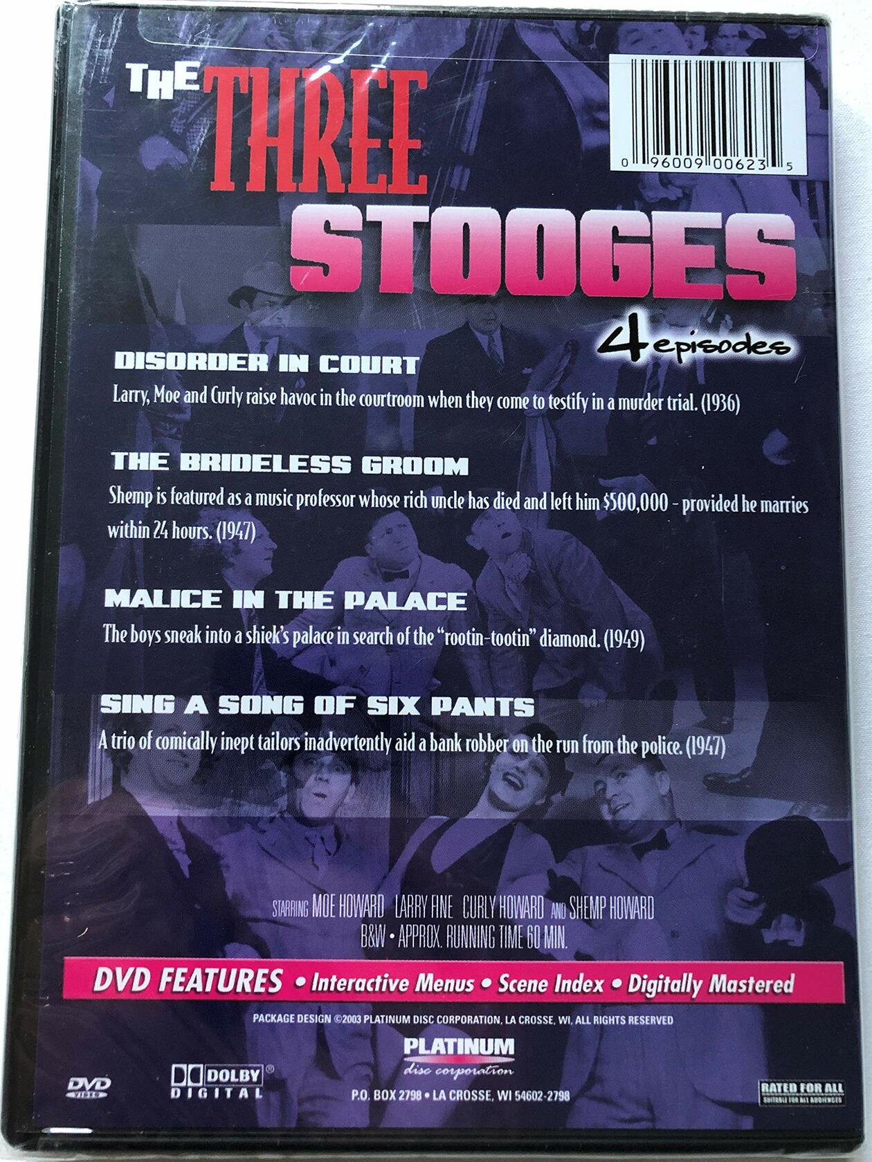 Three Stooges V.1, The [Import] [DVD] - Very Good