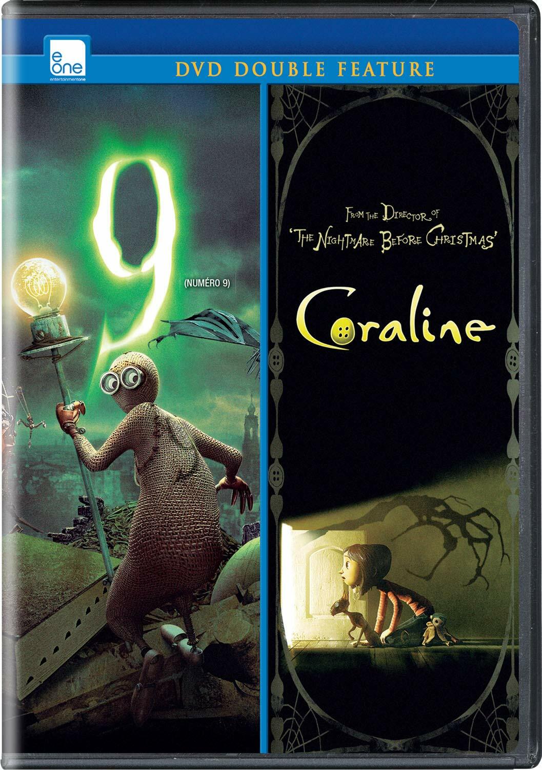 9 / Coraline (Double Feature) [DVD] - Very Good